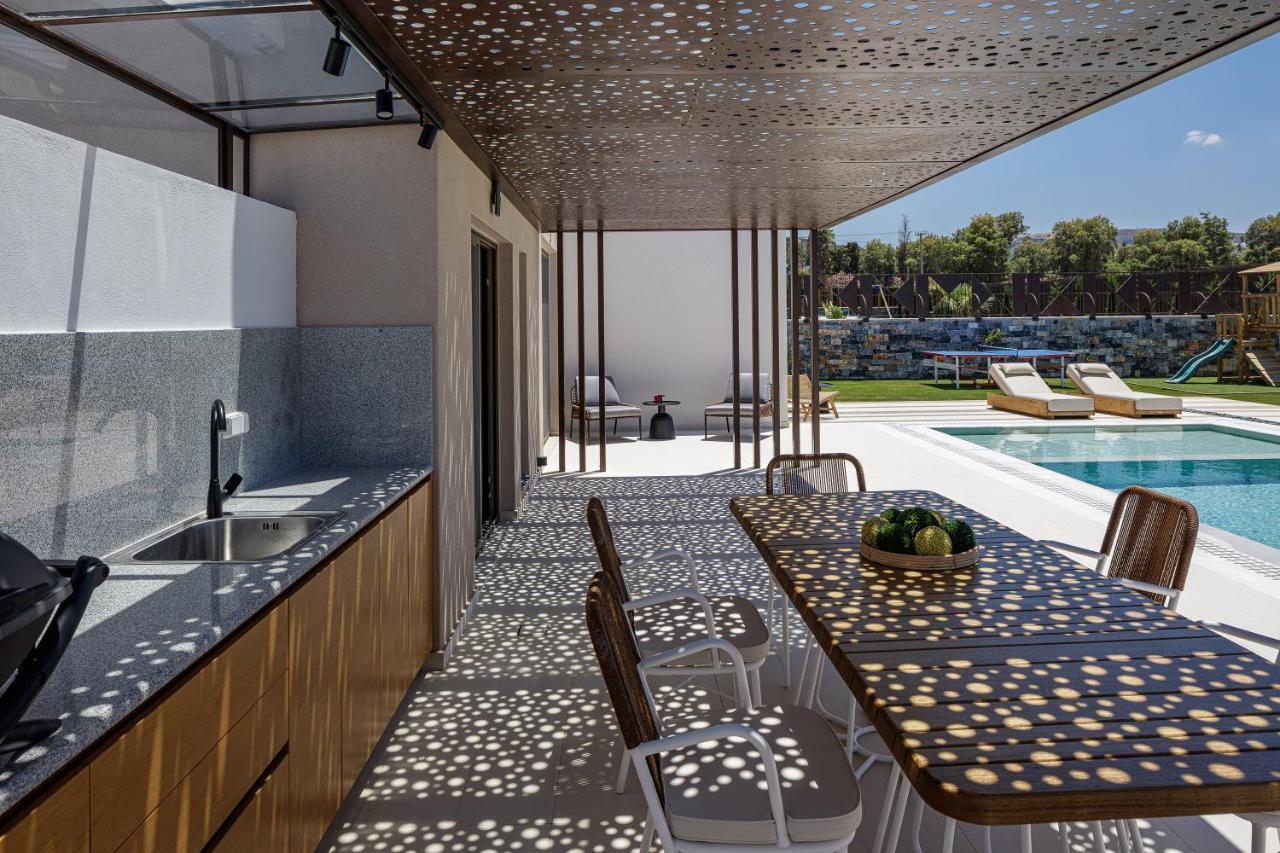 Terrazzo Luxury Villas Pigianos Kampos  エクステリア 写真