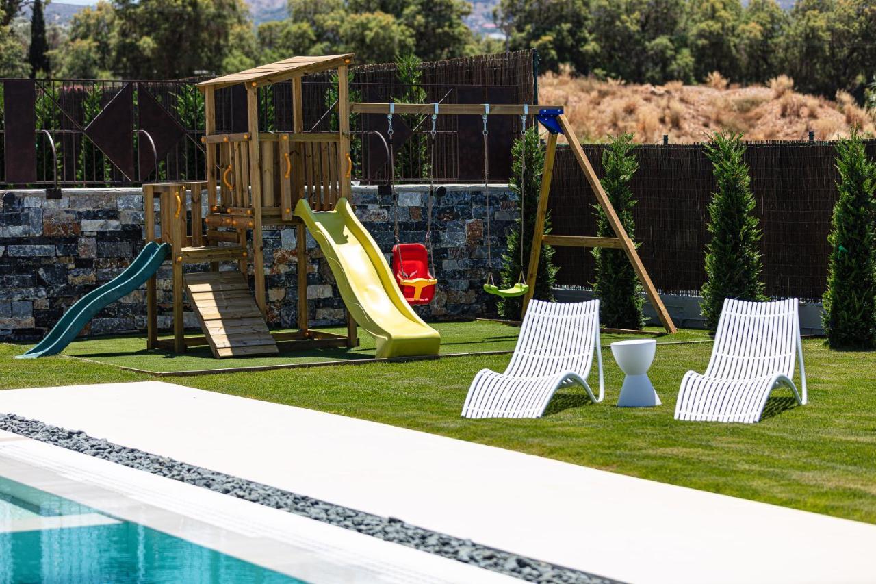 Terrazzo Luxury Villas Pigianos Kampos  エクステリア 写真