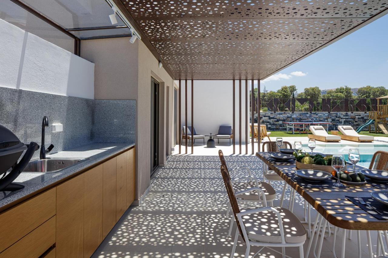 Terrazzo Luxury Villas Pigianos Kampos  エクステリア 写真