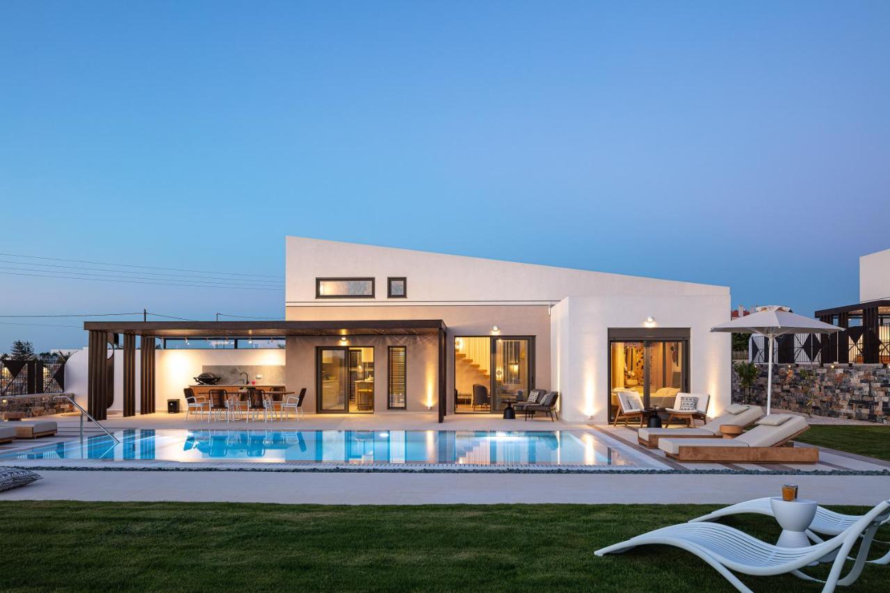 Terrazzo Luxury Villas Pigianos Kampos  エクステリア 写真