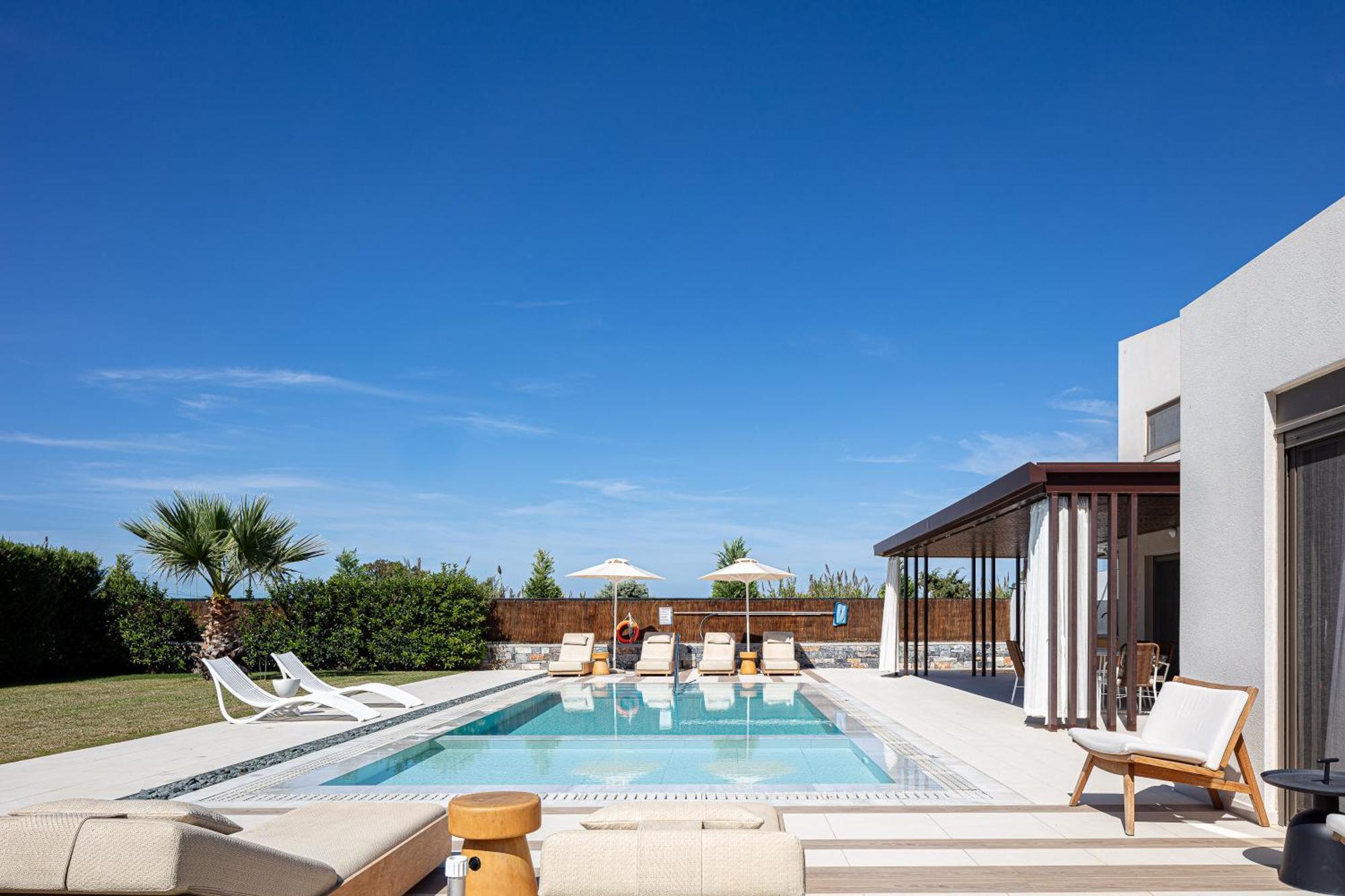 Terrazzo Luxury Villas Pigianos Kampos  エクステリア 写真