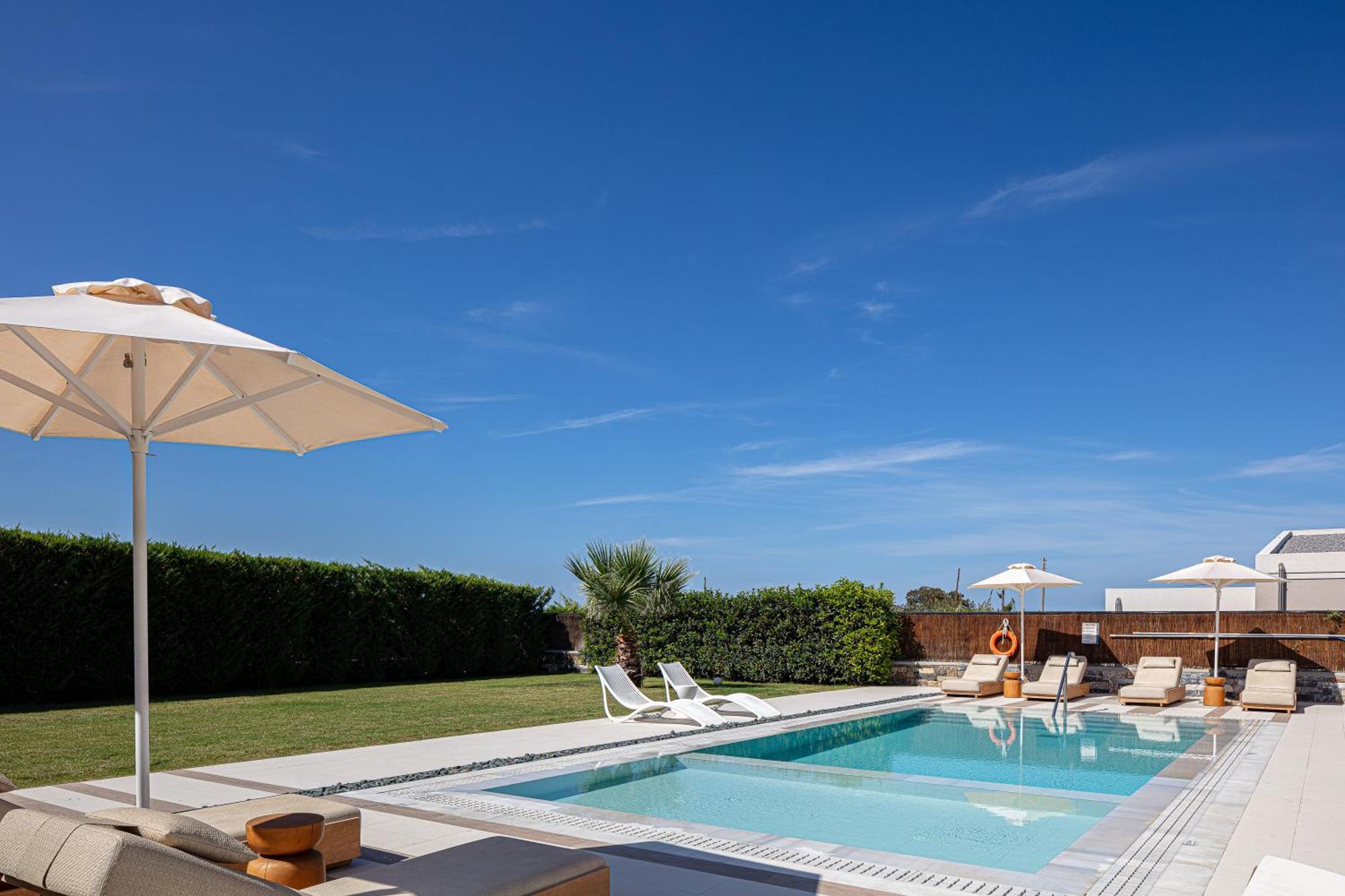 Terrazzo Luxury Villas Pigianos Kampos  エクステリア 写真