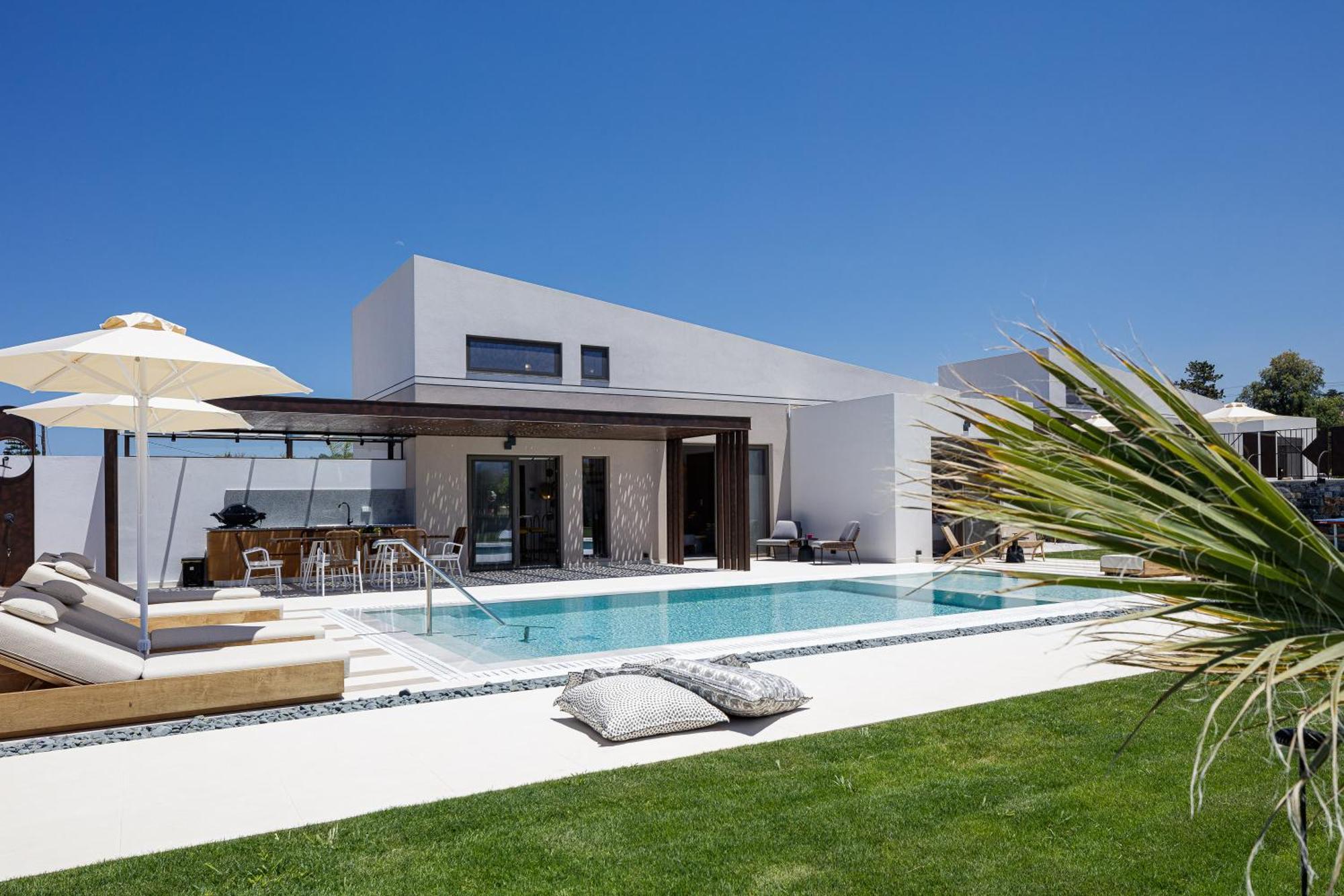 Terrazzo Luxury Villas Pigianos Kampos  エクステリア 写真