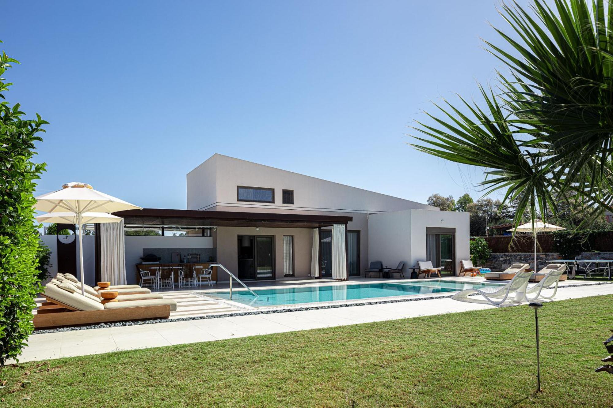 Terrazzo Luxury Villas Pigianos Kampos  エクステリア 写真