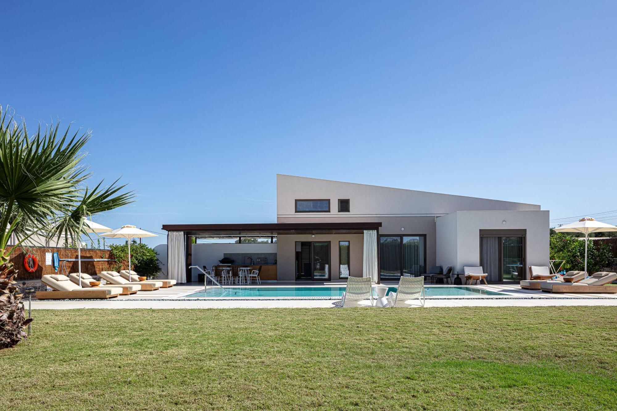 Terrazzo Luxury Villas Pigianos Kampos  エクステリア 写真
